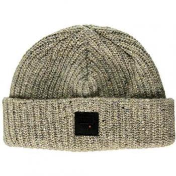 Superdry Surplus Beanie Gorro de Punto, Marfil