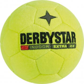 Derbystar Indoor Extra - Balón de fútbol Sala, Color Amarillo Amarillo Amarillo Talla:4