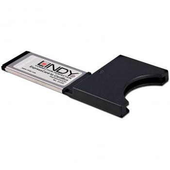 Lindy Cardbus/ExpressCard Adapter - Adaptador CardBus/ExpressCard, negro