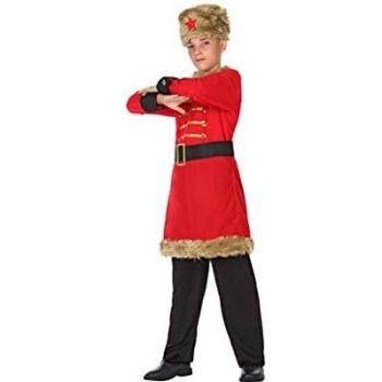 Disfraz de Ruso Rojo para niño