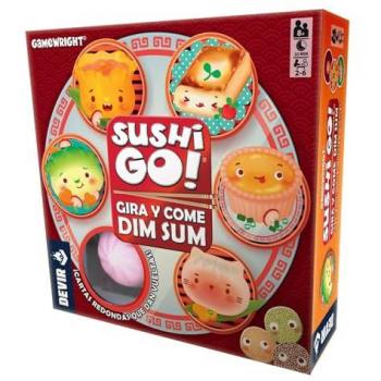 Juego de Mesa Sushi Go Gira Y Come Dim Sum, Juego de Mesa Familiar, Juego de Acciones Simultáneas