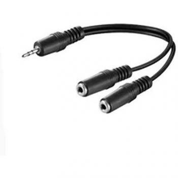 Splitter auriculares 3.5mm Minijack (AUDLR02)