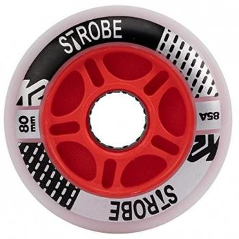 Ruedas recambio K2 Skates Strobe para patinetes 80 mm marrón (2uds)