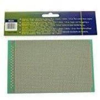 Velleman Eurocard ECS1 FR4 - Placa de 1 hoyo, Multicolor, 160 x 100 mm