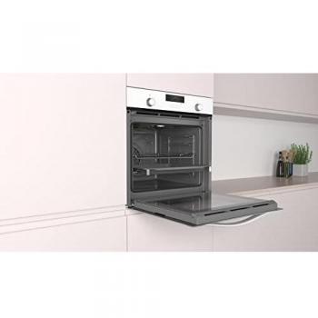 Balay 3HB5158B2 Horno, 60 x 60cm, Cristal blanco, Integrable, 10 programas automáticos, Lanzamiento