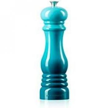 LE CREUSET Molinillo de Sal, Plástico ABS, 6.2 x 6.2 x 20.8 cm, Mecanismo de Cerámica, Verde Teal