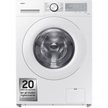 Lavadora de carga frontal Samsung Ecobubble WW80CGC04DTHEC 8kg 1400 rpm Clase A blanco 85 cm SmartHome