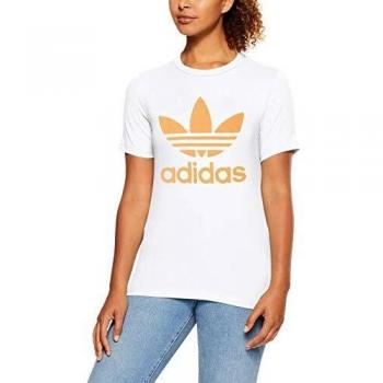 Adidas Women's White 2XL Big Trefoil T-Shirt