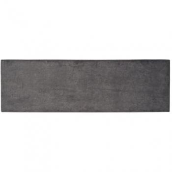 Cabecero Doble Tapizado de Tela Gris Oscuro 160x50 cm para Cama de 135, 150 y 160 cm