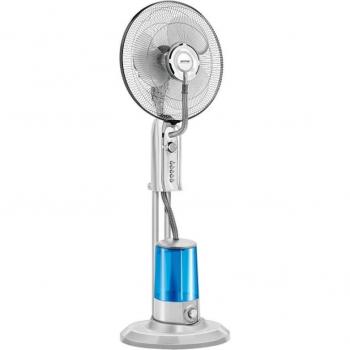 MPM MWP-20 Ventilador de Pie con Nebulizador de Agua, Oscilante, 3 Velocidades, Función Humidificación, Temporizador 60 minutos, Flujo de Aire 60 m