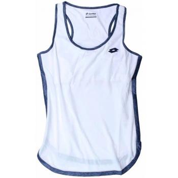 Lotto Twice II W Camiseta sin Mangas, Mujer, Blanco