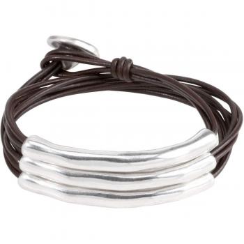 UNOde50 Men's Silver Plated O No Tubi Bracelet