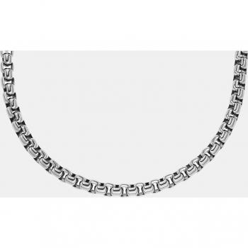 Collar de hombre Fossil ALL STACKED UP de acero inoxidable, 55 cm de longitud y 5 mm de ancho