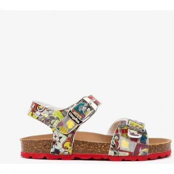 Sandalias de bebé niño Conguitos tipo bio multicolor con cierre de hebilla
