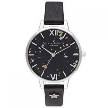 Olivia Burton Reloj Analógico para Mujer de Cuarzo con Correa en plástico OB16GD13