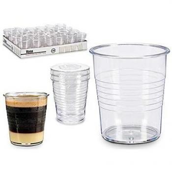 Bigbuy Home S3602424 Set de Vasos Plástico, 3 Piezas