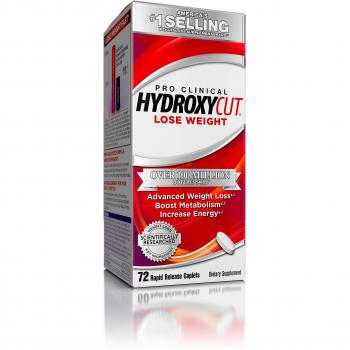 Pro Clinical Hydroxycut Lose Weight Complemento Alimenticio, 72 tabletas