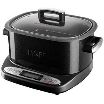MAGEFESA 02MC6602000 02MC6602000-Olla de cocción Lenta eléctrica Modelo GUISOTHERM Black MGF6602 MULTICOOKER 6L, Multicolor