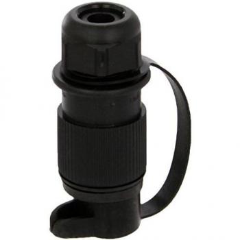 Conector Hella 8JA 002 263-011 - 3 Pines - Terminal de Cuchilla - Negro