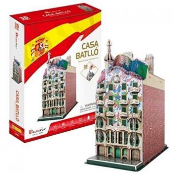 Cubic Fun- Puzzle 3D Casa Batlló, 68 Piezas