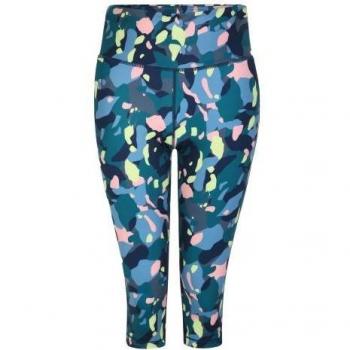 Dare 2B - Leggings Influential 3/4 Diseño Impreso para Mujer, leggings de mujer, diseño impreso, longitud 3/4, fabricadas con materiales reciclados