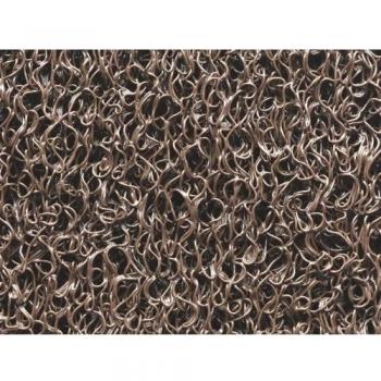 F & S CURLY-SPAGHETTI felpudo de alta calidad, robusto. Color MARRON. Ideal para uso exterior, 60 x 80 CM. 13 MM. A prueba de congelación. Resistente a las heladas. Disponible en 4 colores.