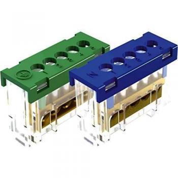 Solera 105N - Terminal Neutro N 5x6 mm². Color azul.