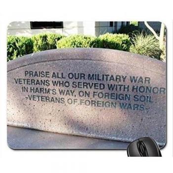 Veterans memorial Mouse Pad, Mousepad