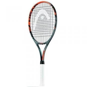 Head Radical 27 raqueta de tenis - negro/naranja, 4 agarre