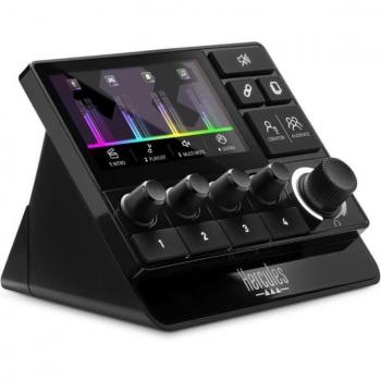 Hercules DJ AMS-STREAM-200-XLR 8-Track Audio Controller for Streamers