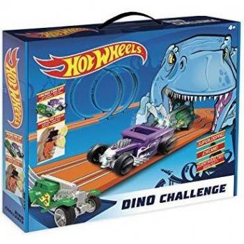 Hot Wheels- Dino Challenge Circuito Slot, Multicolor