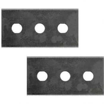 Metaltex Juego 2 Cuchillas RASCADOR VITROCERAMICA 15.4 x 7 x 0.2 cm, Negro, Estandar
