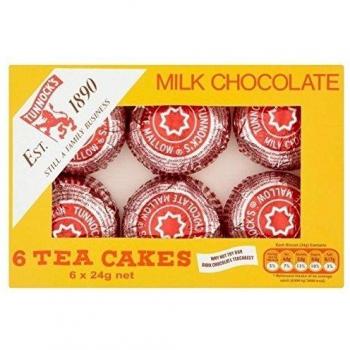Tunnock's Té Pasteles De Chocolate Con Leche 6 X 24g