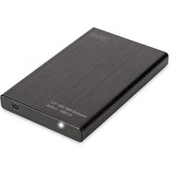 Digitus DA-71104 Caja para Disco Duro Externo 2.5 Carcasa de Disco Duro/SSD Negro - Disco Duro en Red