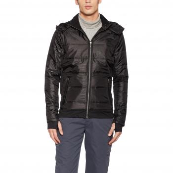 2 x U Hombre Element Insulation Jacket Chaqueta, todo el año, hombre, color negro, tamaño M