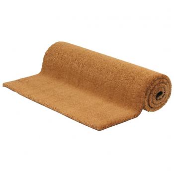 Felpudo Natural de Fibra de Coco 100x300 cm Marrón