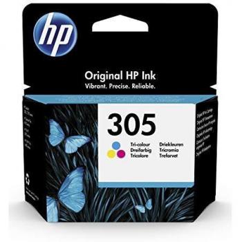 HP Cartucho de tinta original 305, color color estándar