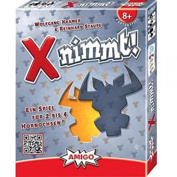 X Nimmt! - Juego de cartas estratégico para 2 a 10 jugadores, con mecánica de selección y puntuación