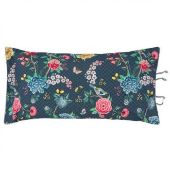 Pip Studio Cojín Good Night L Tamaño 35 x 60 cm L Color Dark Blue L de Puro algodón percal