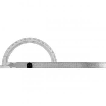 Transportador Goniómetro Yato YT-72141 - Fabricado en plástico resistente, escala de 180 grados, diseño ergonómico para fácil manejo, ideal para mediciones precisas en trabajos de carpintería y construcción