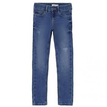 Silas Slim Fit Jeans for Boys, Medium Blue Denim