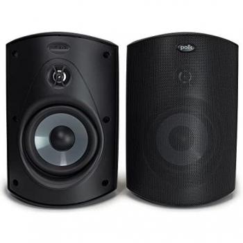 Polk Audio Atrium6 Altavoces de Exterior, 100 W, Color Negro (Par)