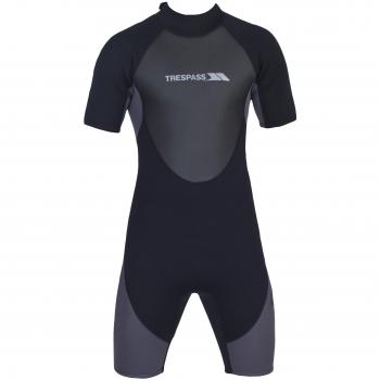 Trespass Scuba 3MM Traje de Buceo, Hombre, Negro