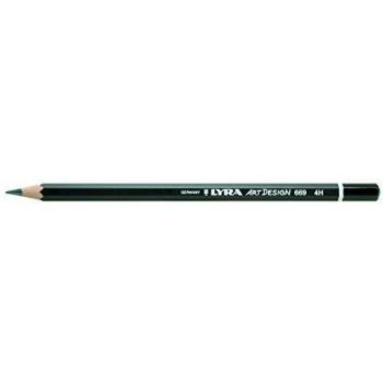 Lápiz de Dibujo Lyra Rembrandt Art Design 4H - Lápiz de grafito, dureza 4H, ideal para dibujos precisos y detallados, mina de alta calidad, cuerpo hexagonal para un agar