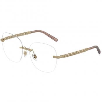 Dolce & Gabbana DG1352 1365 Women’s Eyeglasses Gold Size 56 (Frame Only) - Blue Light Block Available