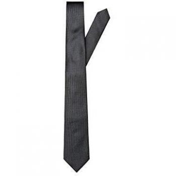 SELECTED HOMME Slhnew Texture Tie 7cm Noos B Corbata, Negro