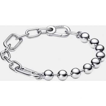 Pulsera de eslabones link y cuentas metálicas Pandora Me