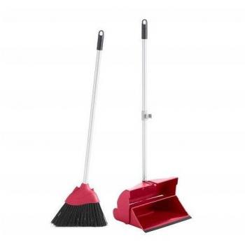 Set Recogedor Basculante + Escoba con Palo - MAYA 09020