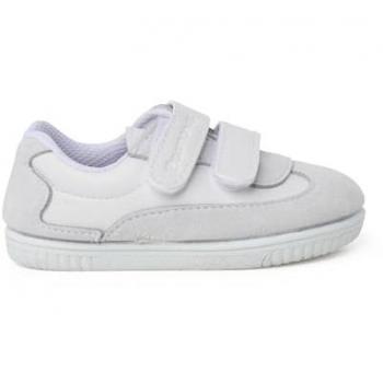 Pisamonas Zapatillas Deportivas Blanditas Minimal Talonera Colores Talla 24 Color Blanco