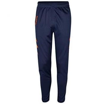 Kappa Pagino Pantalón Largo, Unisex, Azul Marino/Naranja Fluor, M